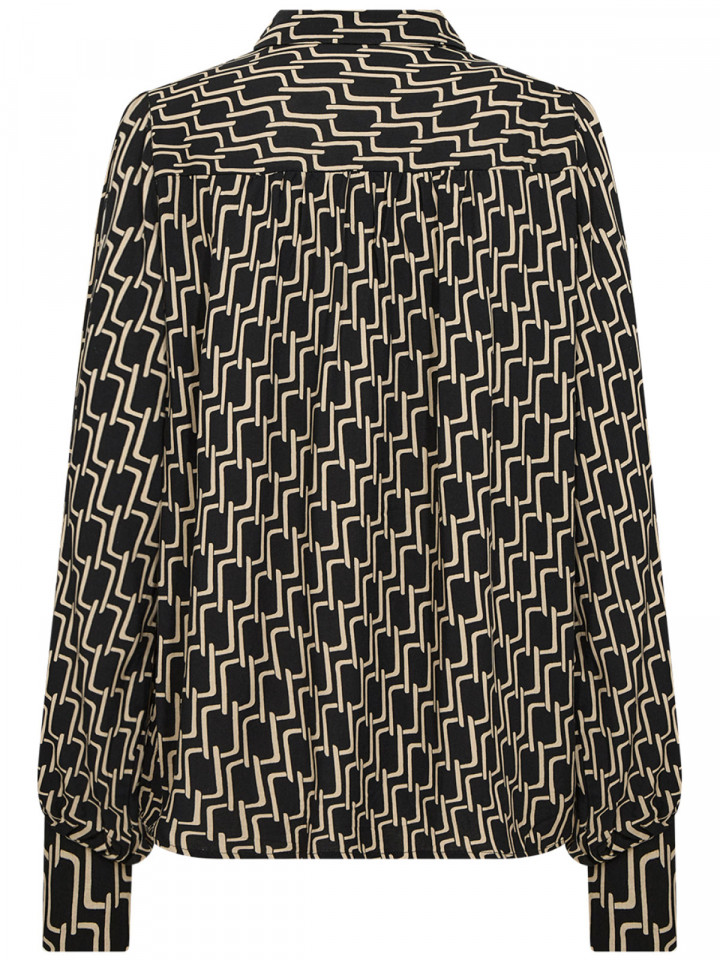 Viskosblus Varla svart från SoyaConcept