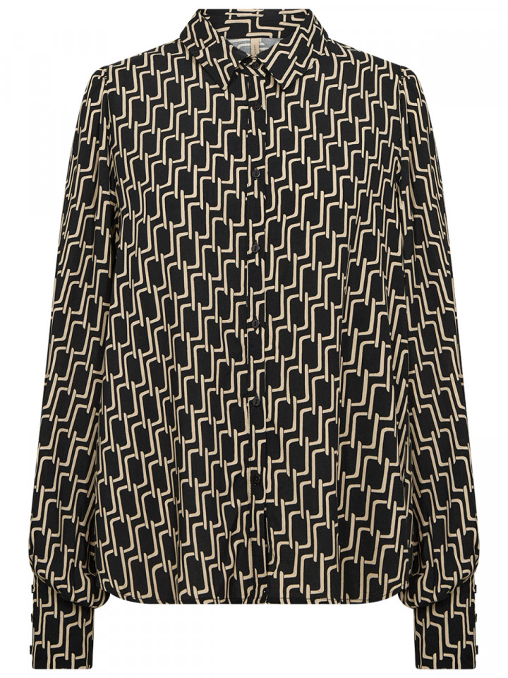 Viskosblus Varla svart från SoyaConcept