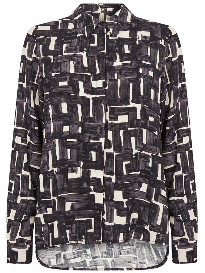 Viskosblus Vebina svart från SoyaConcept