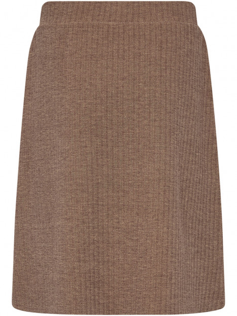 Trikåkjol Vinja fiskben brun från SoyaConcept