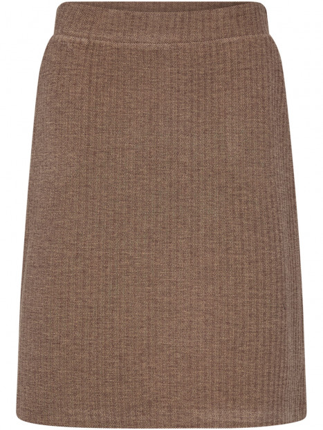 Trikåkjol Vinja fiskben brun från SoyaConcept