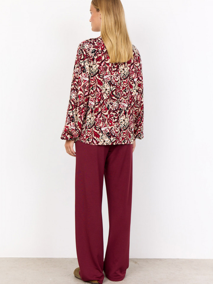 Viskosblus Vava röd från SoyaConcept