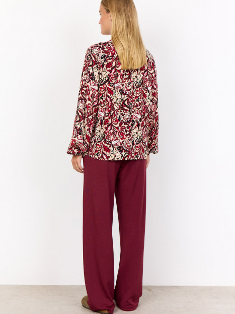 Viskosblus Vava röd från SoyaConcept