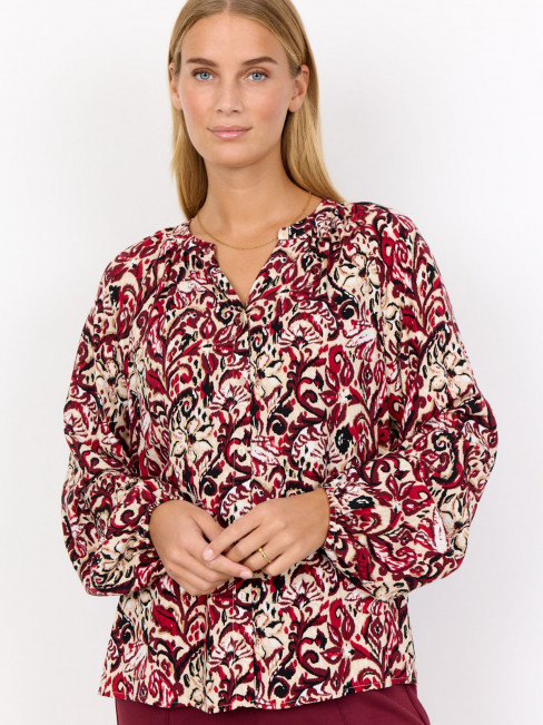 Viskosblus Vava röd från SoyaConcept