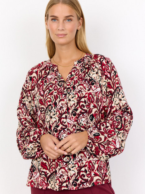 Viskosblus Vava röd från SoyaConcept