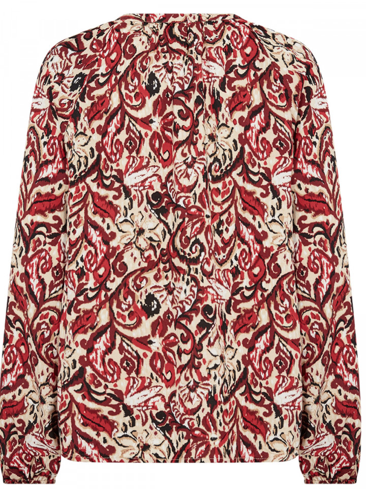 Viskosblus Vava röd från SoyaConcept