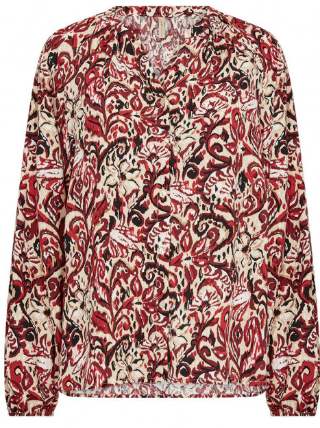 Viskosblus Vava röd från SoyaConcept