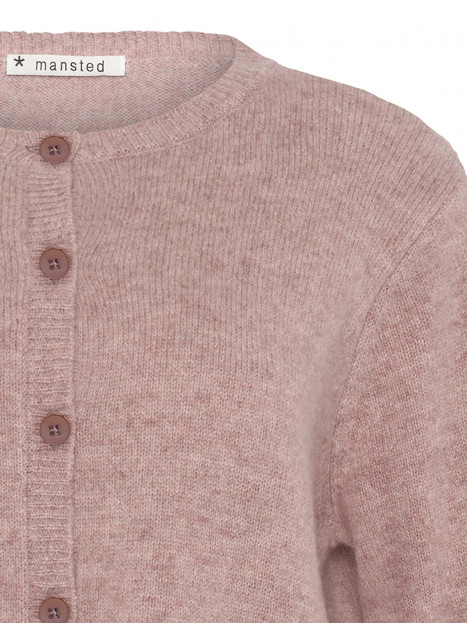 Ullkofta med broderi Florence rosa från Mansted