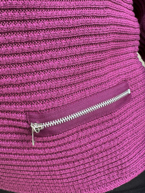 Tröja Zip lila från Skovhuus 2