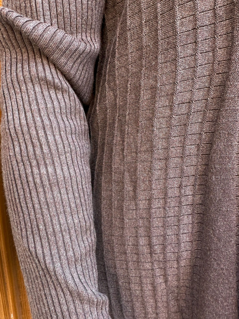 Finstickad kofta coffee från FREEQUENT 2