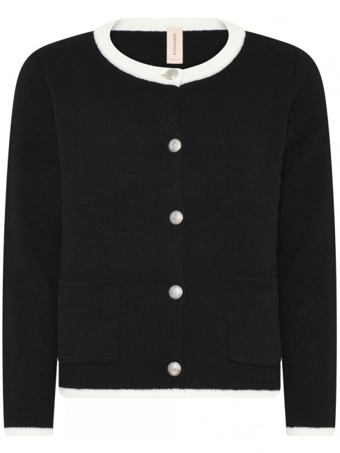 Kofta svart silverknapp från Skovhuus