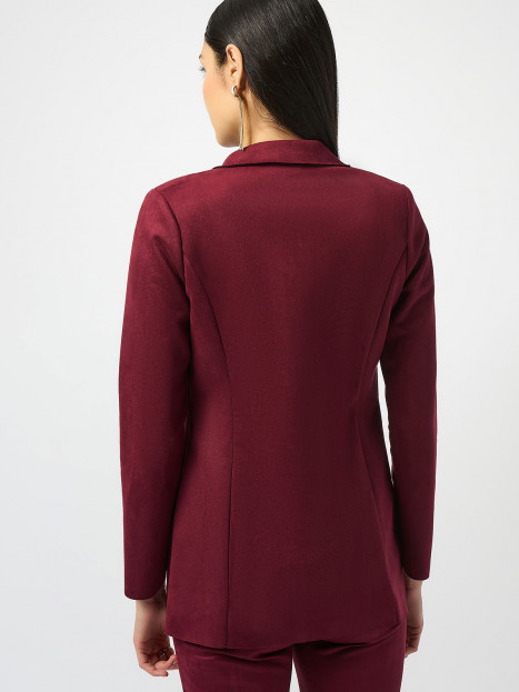 Kavaj i mockaimitation vinröd från Joseph Ribkoff