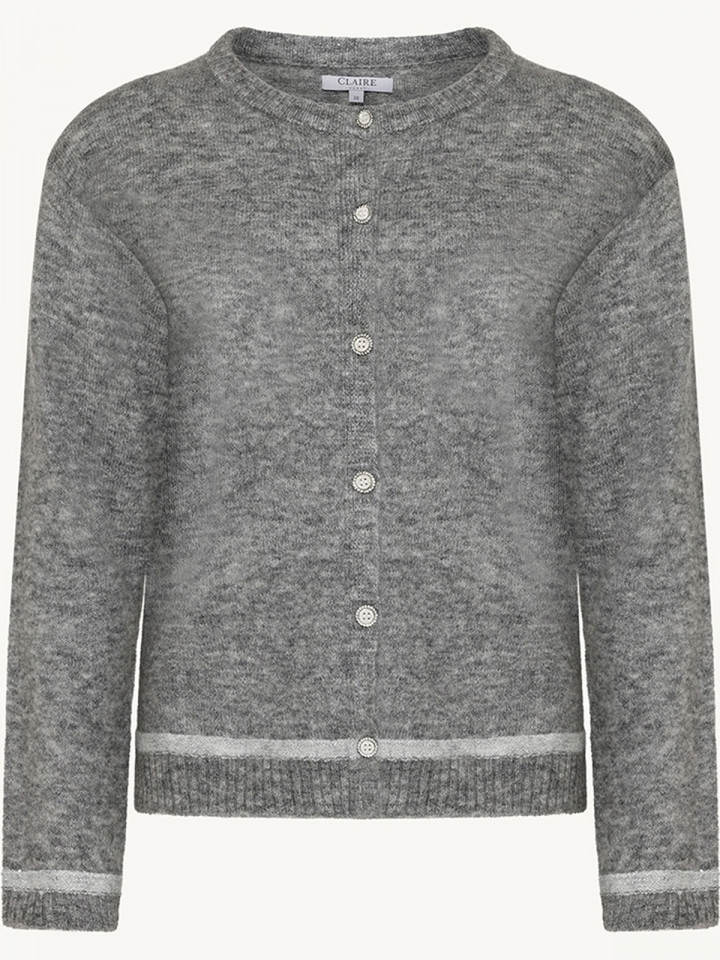 Mohairkofta grå från Claire