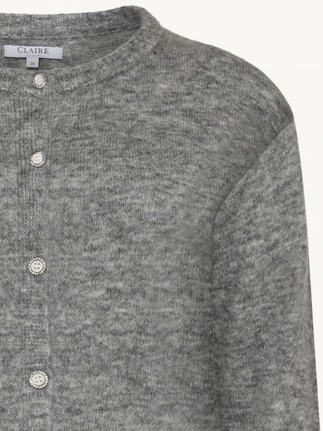 Mohairkofta grå från Claire