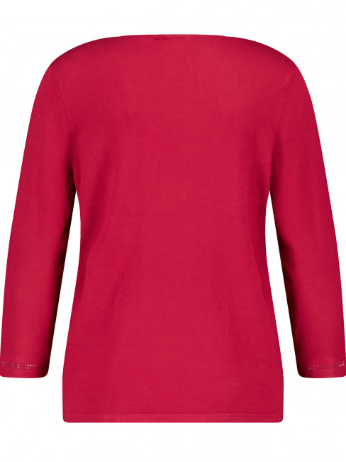 Finstickad tröja röd från Gerry Weber 2