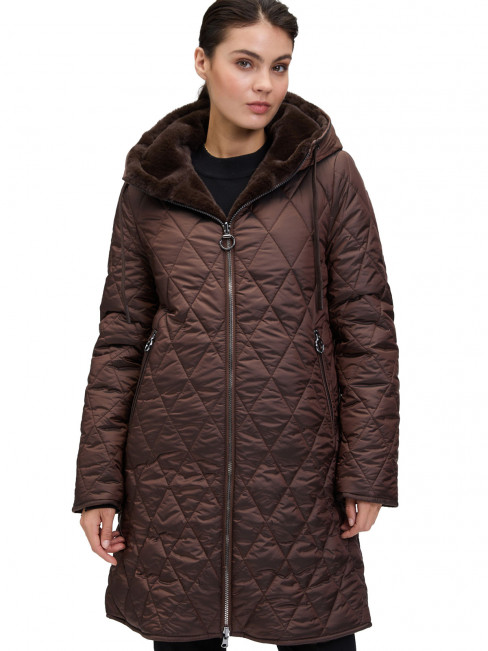 Vändbar täckkappa brun från Betty Barclay