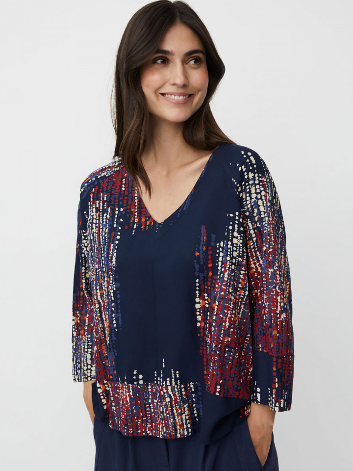 Blus Benika blå från Masai