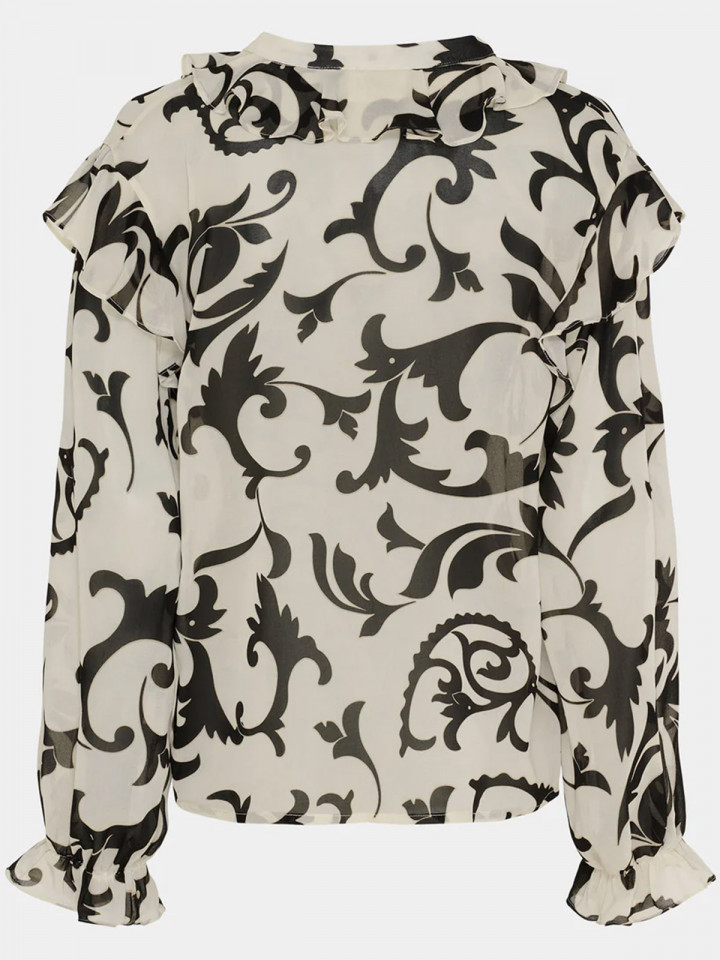 Chiffongblus Vibse Flounce Empire...