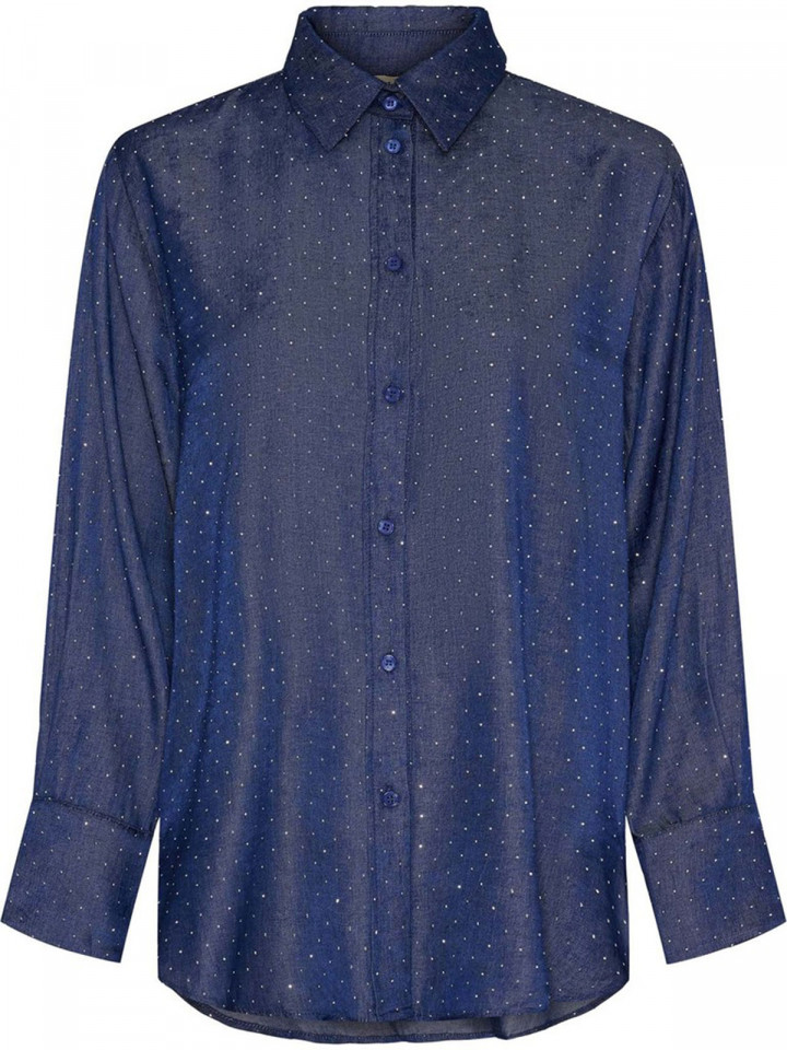 Skjorta Kate blå med strass från Isay
