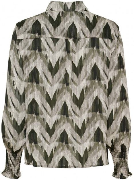 Chiffongblus Vibse Khaki från Isay