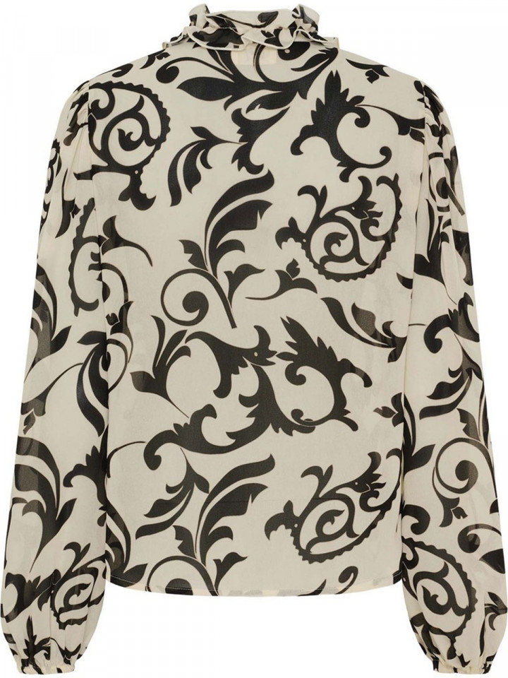 Chiffongblus Vibse Ruffle Empire...