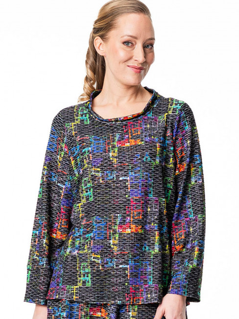 Topp Alizia Casas multi svart från Aino