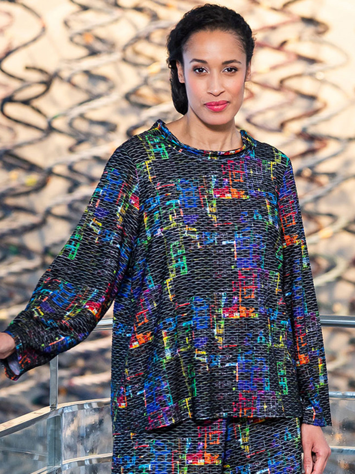 Topp Alizia Casas multi svart från Aino