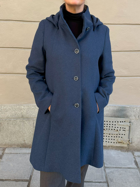 Ullkappa Sigrid blå från Hettemark