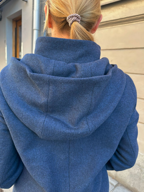 Ullkappa Sigrid blå från Hettemarks