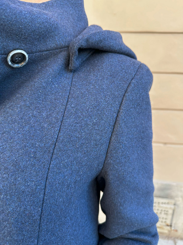 Ullkappa Sigrid blå från Hettemarks