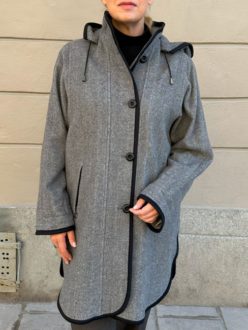 Ullkappa Amica grå från Hettemarks