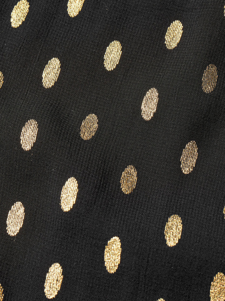 Klänning Nolessa guldprick svart från...