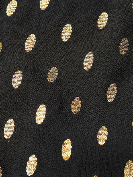 Klänning Nolessa guldprick svart från Masai