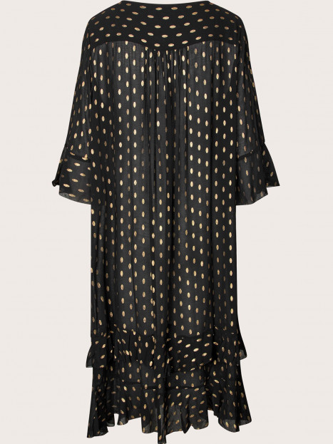 Klänning Nolessa guldprick svart från Masai