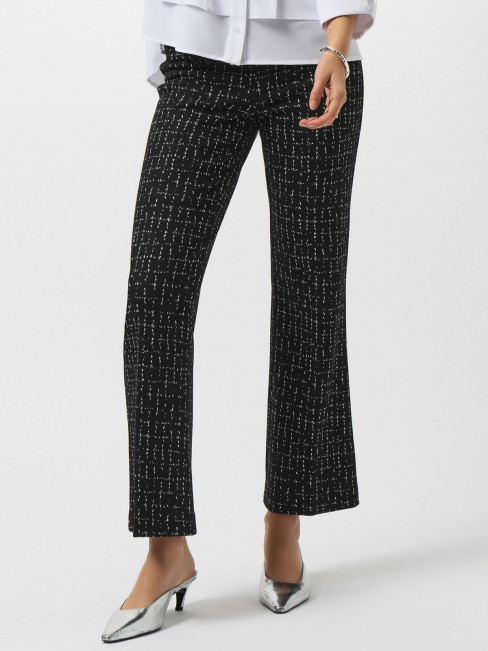 Elegant trikåbyxa svart flare från Joseph Ribkoff