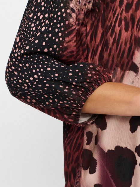 Viskosblus Maja vinröd från 2-BIZ