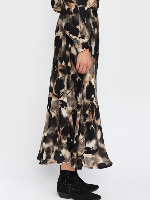 Satinkjol Georgina sand/brun/svart från 2-BIZ 2