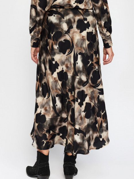 Satinkjol Georgina sand/brun/svart från 2-BIZ