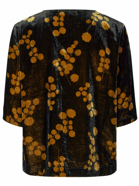 Sammetstopp Estela svart/guld frånMasai