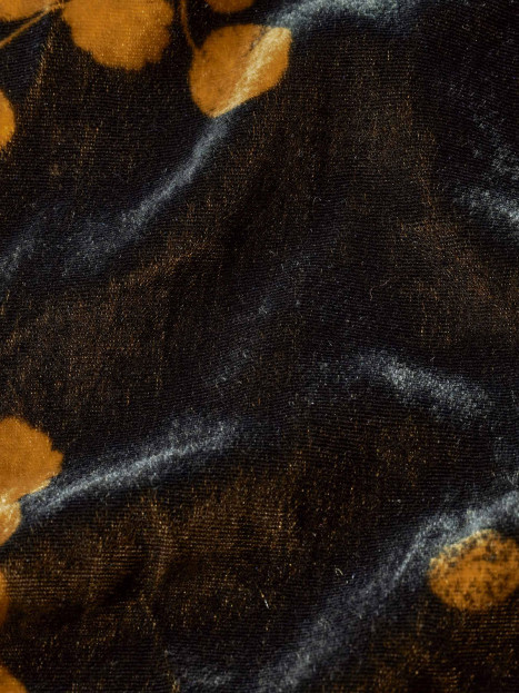 Sammetstopp Estela svart/guld frånMasai