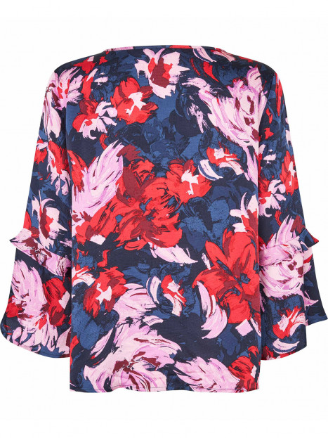 Blus Bimelda röd/blå från Masai