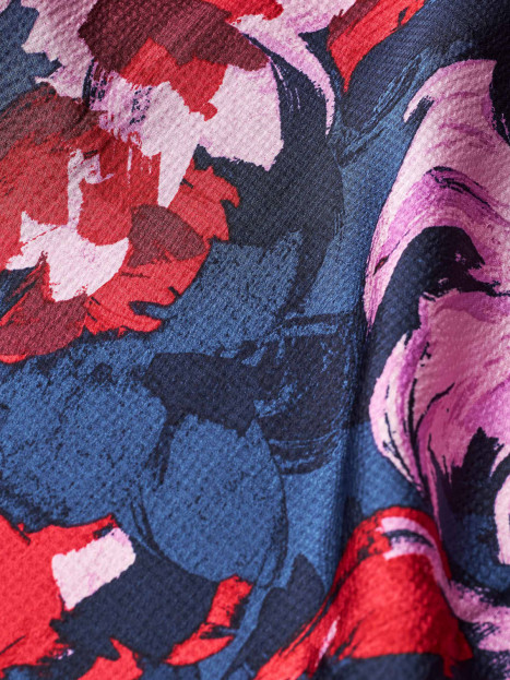 Blus Bimelda röd/blå från Masai