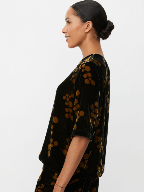 Sammetstopp Estela svart/guld frånMasai