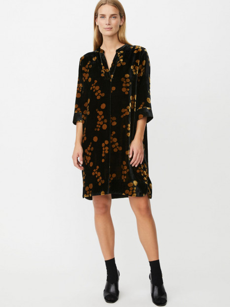 Sammetsklänning Nolren svart/guld från Masai