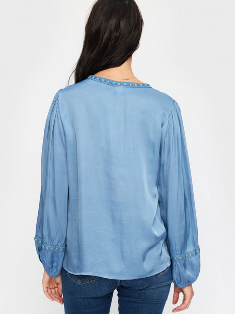 Satinblus Camilla blå från 2-BIZ