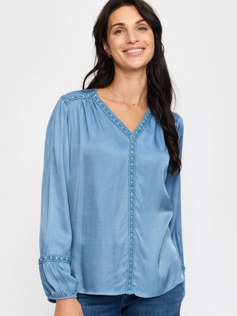 Satinblus Camilla blå från 2-BIZ