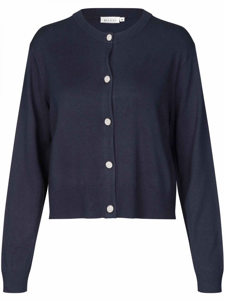 Kofta Liffa marin med strassknapp...