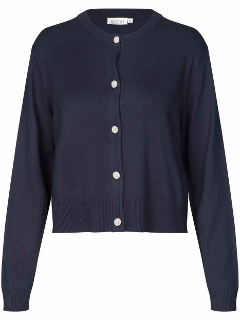 Kofta Liffa marin med strassknapp från Masai