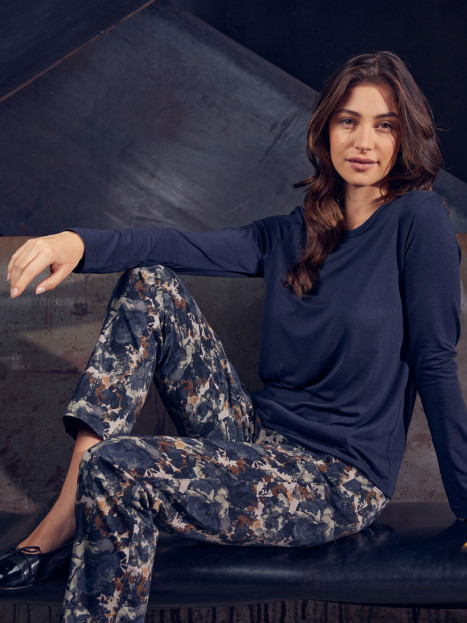 Mirakelbyxa Taylor marin mönster från Laurie