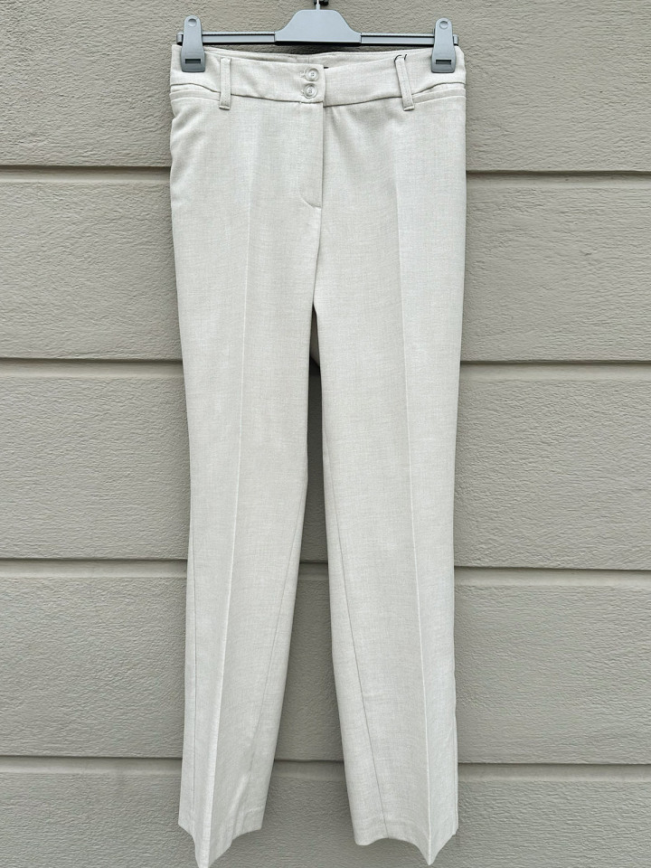 Byxa Denise ullmix sand från Gardeur